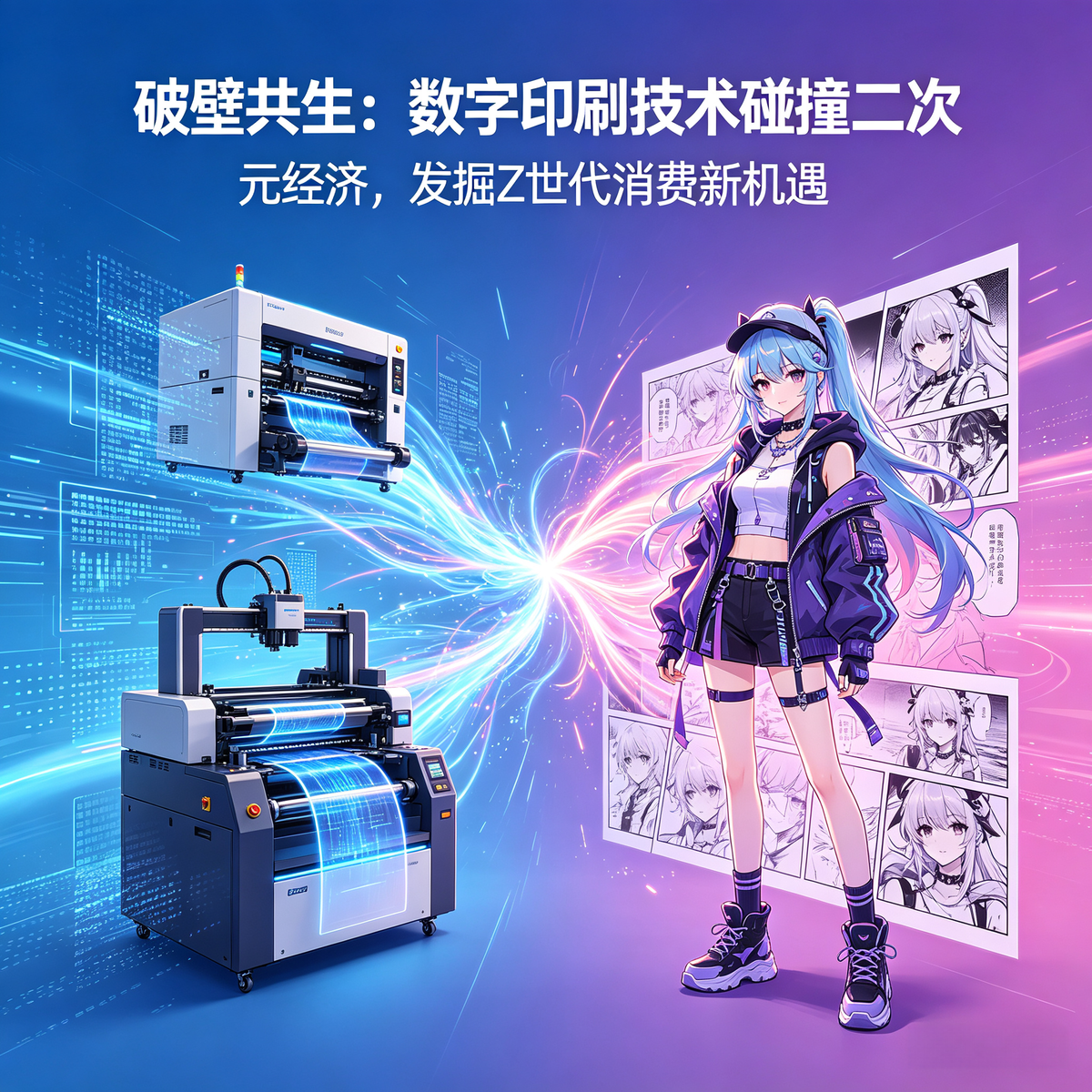 WEPACK專題丨破壁共生：數(shù)字印刷技術(shù)碰撞二次元經(jīng)濟，發(fā)掘Z世代消費新機遇